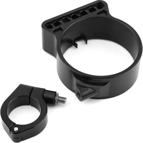 CNC Aluminium Side Mount Speedometer Relocation Bracket Case For Harley Sportster Black / Silver Car Accessories