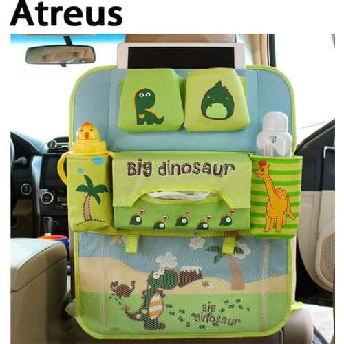 Atreus For VW Polo Passat b5 b6 b7 golf 4 7 5 t5 Touran Toyota Corolla Cartoon car back seat trunk luggage net kid Accessories