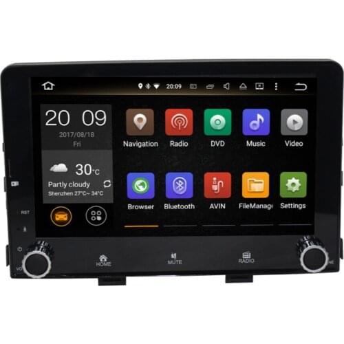 9.1" Car GPS Navigation 4G+64G For KIA RIO 2017-2022 Auto Radio Stereo With Bluetooth WiFi Mirror Link Support Backup Camera