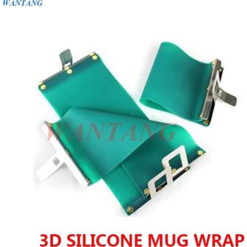 Freeshipping 3pcs/lot 6pcs/lot 11OZ 12OZ 15OZ Mug Clamps 3D Sublimation Mug Rubber Clamps Cup Heat Press Conical Mug Wrap