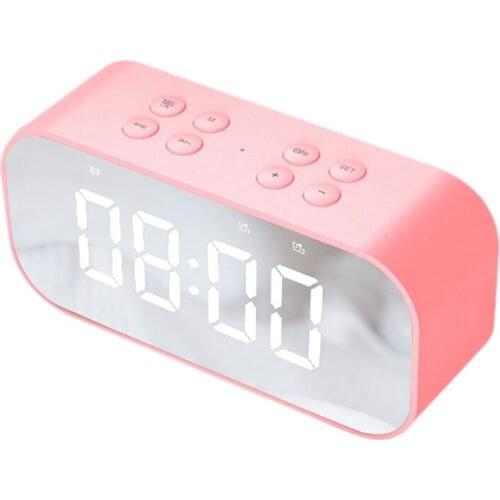 Bluetooth Digital Alarm Clock,with Bluetooth Speaker and LED Electric Alarm Clock, USB Charging Port Digital Clocks