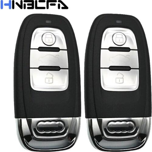 3 Buttons Remote Key Shell For Audi A4l A3 A4 A5 A6 A8 Quattro Q5 Q7 A6 A8 Replacement Smart Car Key Case Cover