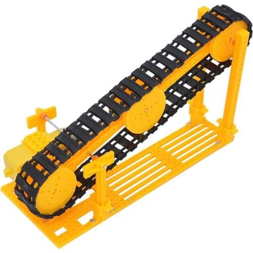 DIY Electric Conveyor Transporter Model Assembly Experiment Kits Physics Education Toy Belt Elevator Materials Kit Toys