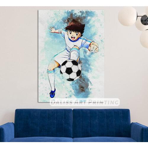 Canvas Anime Captain Tsubasa Pictures Home Decoration Paintings Poster HD Prints Wall Art Modular Living Room Framed