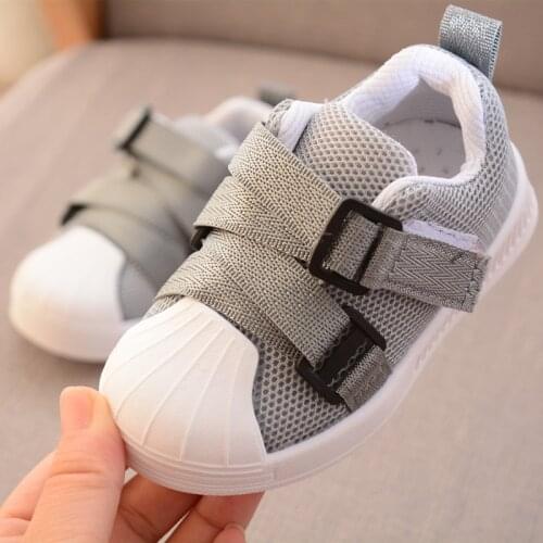 2019 Spring Autumn Children Flat Shoes Casual soft bottom Boys Girls Sneakers Summer Mesh Breathable Kids Fashion Running Shoes