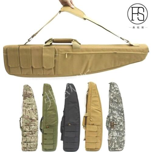 Multifunction 98cm Tactical Shooting Hunting Rifle Gun Bag Heavy Duty Airsoft Air Gun Carry Shoulder Bag With Cushion Pads