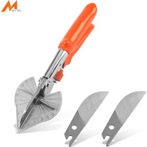 Multi-purpose Angle Miter Shears SK5 Blade Woodworking Alloy Scissors PVC PE PPR Plastic Pipe Cutting Trim Cutter