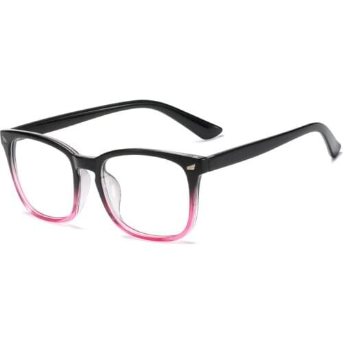 Fashionable Leopard Frame Glasses for Women Vintage Blue Light Blocking Computer Gaming Spectacle Square Eyewear Optical Glasses