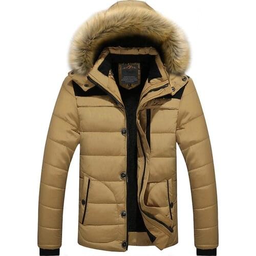 Fit -20 'C Brand Winter Jacket Men Plus size 5XL 6XL Parkas men Thicken Warm Parka male Coats Fur Hooded Parkas hombre invierno
