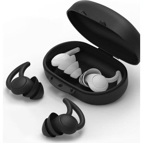 Soft Silicone Ear Plugs Sound Insulation Ear Protection Earplugs Anti Noise Snoring Sleeping Plugs For Travel Noise Reduction