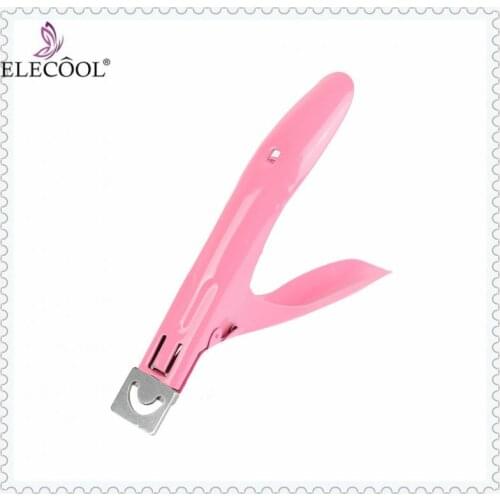 Stainless Steel Nail Clipper Acrylic False Nail Tips Cutter Clipper Red Manicure Nail Cutter Nail Scissors Top Quality TSLM1