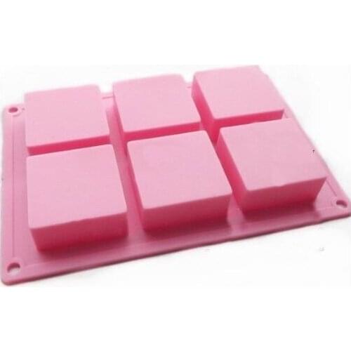 Silicone Baking Mold Cake Pan Molds Handmade Biscuit Mold Square Molds 1 Piece