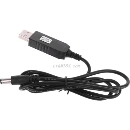 Universal USB 5V to 4.2V 8.4V 12.6V DC 5.5x2.1mm Charge Line Converter Power Charging Cable for 18650 Lithium Battery Pack