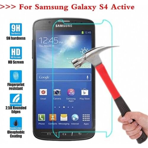 Screen Protector Film 0.3mm 9H 25D Front Premium Tempered Glass For Samsung Galaxy S4 Active I9295 9295 Tempered Glass