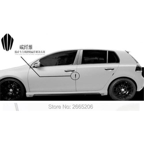 4pcs/lot carbon fiber Car Door side Edge Protection stickers for SAAB 9-3 9-5 9000 93 95 key MG GT MG3 MG5 MG6 MG7 accessories