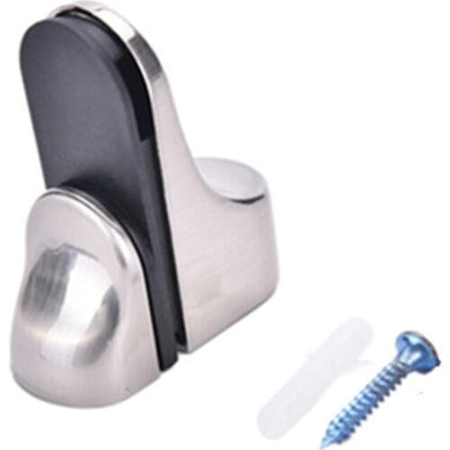 ZLinKJ 1PCS Metal Shelf Holder Bracket Support For Glass or Wood Adjustable Shelves Glasses Clamps