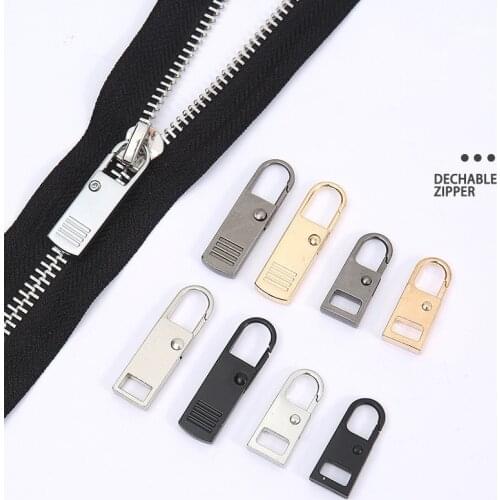 1Pcs Universal Zipper Puller Tab for Clothing Zip Fixer Removable Zipper Slider Head DIY Sewing Instant Repair Kits for Bags