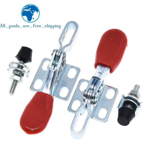 1PCS Metal Horizontal Quick Release Hand Tool Toggle Clamp For Fixing Workpiece L15