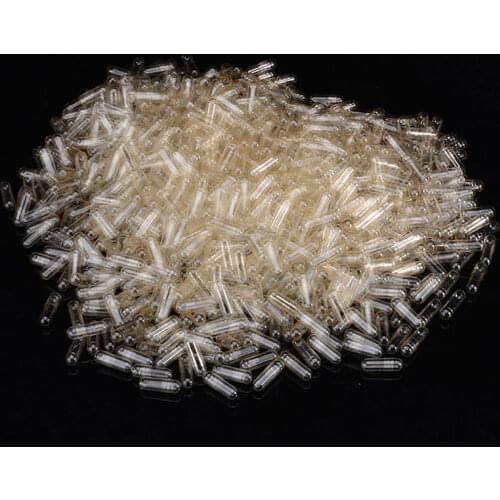 1000Pcs Empty Gelatin Capsule Gelatin Capsule Empty Hard Gelatin Capsule Clear Kosher Gel For Medicine Pills Refill Storage