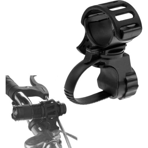 2Pcs Bike Flashlight Holder 360 Degree Bicycle Light Torch Clip Clamp Holder