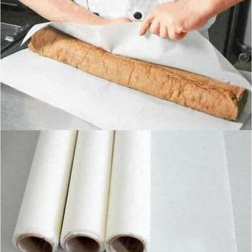 30cm * 5M Color Boxed Baking Suction Double-Sided High-Temperature Silicone Oil Paper Barbecue Baking Paper