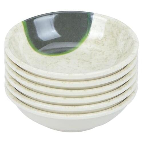 6pcs Melamine Sauce Plates Reusable Sauce Container Small Dipping Dish For Restaurant Home