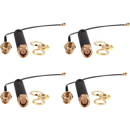 4Pcs For Lora Antenna 868-915Mhz,U.Fl Ipex To Sma Connector Pigtail Antenna 3Dbi For Wifi Esp32 Lora Module And Internet Of Thin