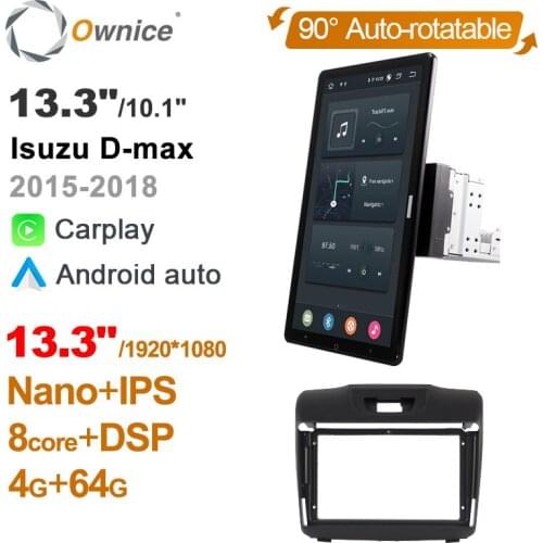 1080P Tesla PX6 Android 10 Car DVD Player Rotatable IPS GPS Multimedia for Chevrolet Trailblazer Colorado S10 Isuzu D-max MU-X