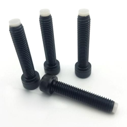 4pcs M5x(15 20 25 30mm Length) resin plastic nylon head allen screws hex socket brake screw bolt BLACK
