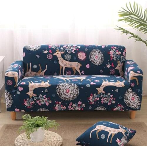 Christmas Pattern Sofa Slipcover Stretch Arm Chair Large All Season Leather Furniture Protector Spandex Sectional Couch Cover