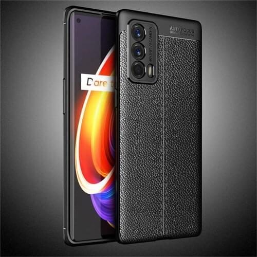 For OPPO Realme X7 Pro Ultra Case Luxury Litchi Striae Full Soft Silicone Cover Case For Oppo Realme X7 X 7 RealmeX7 Phone Cases