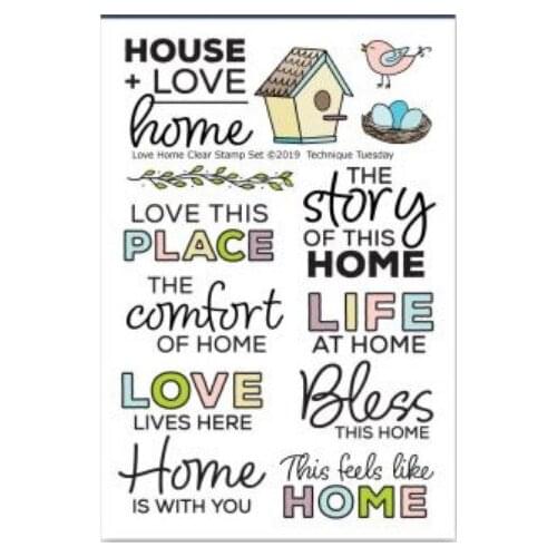 House Transparent Clear Silicone Stamp Seal for DIY scrapbooking photo album Decorative clear stamp