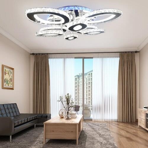 Ecofresh Lighting Angel K9 хрустальные Светодиодный люстры освещение современный хромированный светильник из нержавеющей 88143