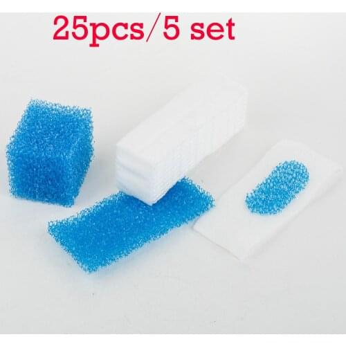 25pcs/5 Set Thomas Twin / Genius Filter for Thomas 787203 Vacuum Cleaner Parts Twin Aquafilter Genius Aquafilter Filters