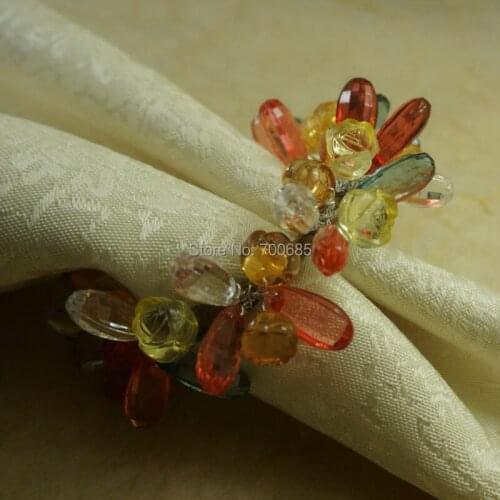Acrylic napkin ring, napkin holder