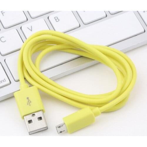 Small Size 1m 3ft Round V8 USB to Micro USB Charge Data Cable for Samsung Smartphones Tablets Charging Data Cable Dropshipping