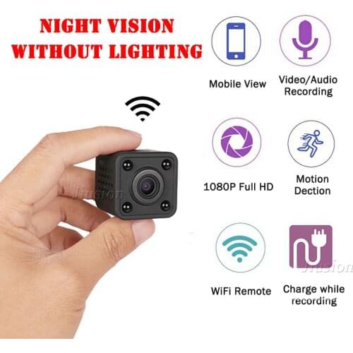 Mini Wifi IP Camera Full HD 1080P Motion Sensor Video Audio Recorder Secret IR Surveillance Pocket Wireless Camcorder Micro Cam