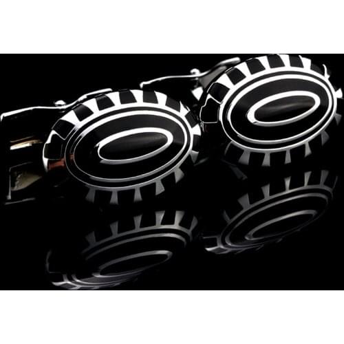 MMS Jewelry Shirt Fashion Cufflink for Mens Brand Flower Oval Cuff link Male Luxury Wedding Button Gold High Quality