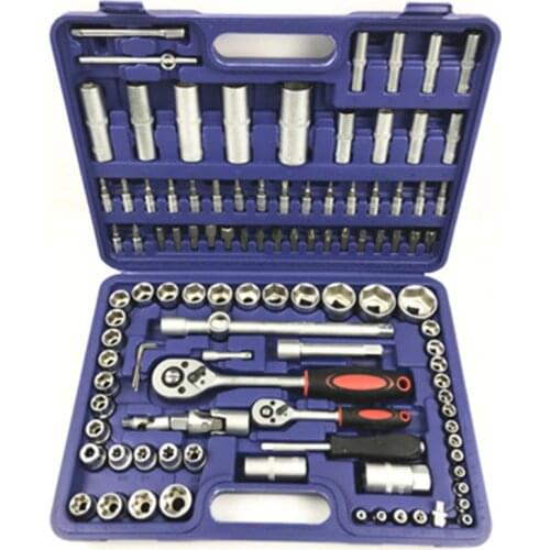 108PC ratchet wrench set Car Repair Tool Set Auto Repair Tool Kits Sockets Set Bit Set Spanners Hand Repair Tools