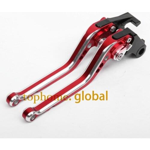 CNC Motorcycles Brake Clutch Levers Regular size Mixed Red&Silver Color For Honda CBR 600 F2,F3,F4,F4i 1991 1992 1993 1994-2007