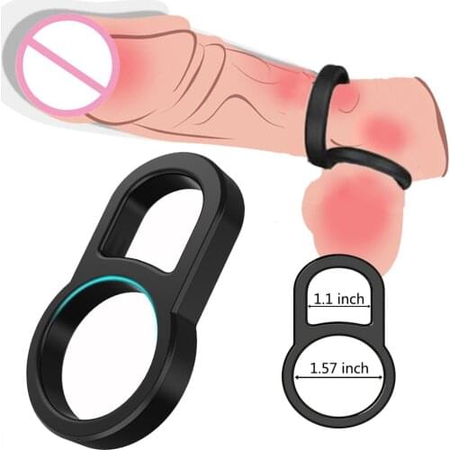 Silicone Penis Ring Cock Enlargement Audlt Products Shop Delay Ejaculation Sex Toys for Men Cock Ring Erotic Tool Cockring