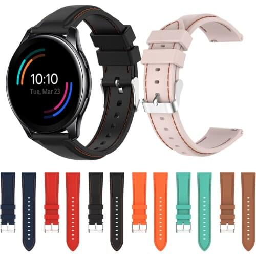For OnePlus Watch Smartwatch Suture Silicone Band Wrist Strap Watchband Bracelet Belt Accessories EasyFit