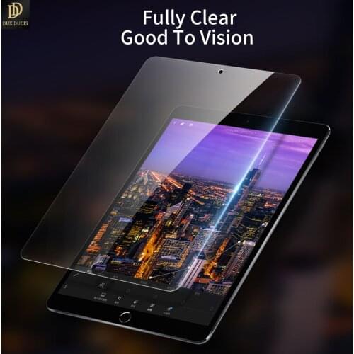 For iPad 9.7 2018 /2017 / Air 2 / Air Tablet ALL-Screen HD Clear Tempered Glass Film DUX DUCIS Screen Protector Anti-Fingerprint