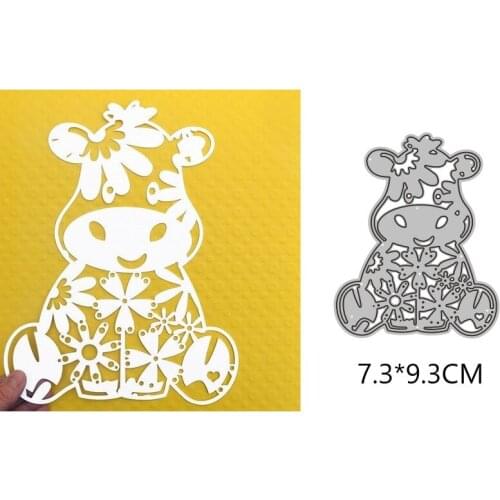 2021 Little Cow New Metal Cutting Dies Photo Album and Planner Die Cut Scrapbooking For Crafts Card Making no Stamps