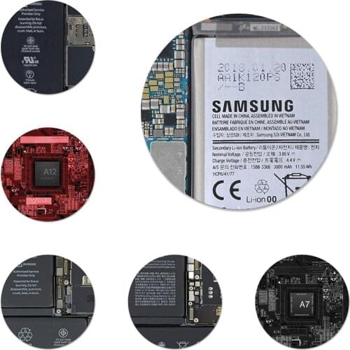 58mm Inside electronics Very cool Icons Pins Badge Decoration Brooches Metal Badges For Clothes Backpack Decoration