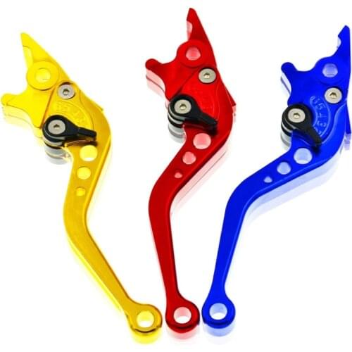 Aluminum Motorcycle brake lever front disc Rear drum adjustable brake Clutch levers handle For Honda Kawasaki Yamaha Suzuki