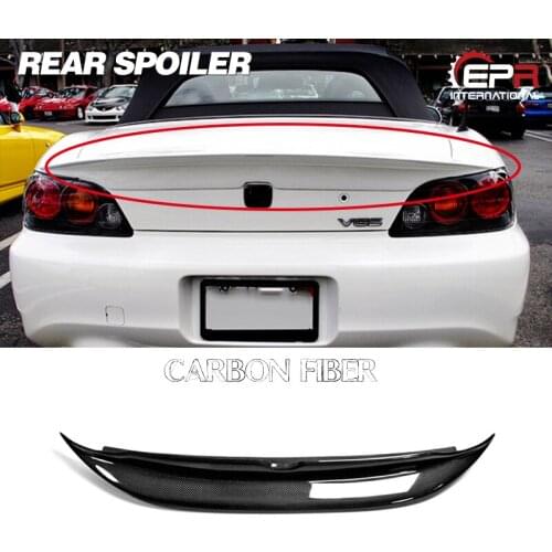 Car-styling For Honda S2000 Carbon Fiber BYS Style Rear Ducktail Spoiler Trunk Wing