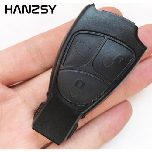10Pcs 3 Buttons Car key Fob Case For Mercedes Benz B C E ML S CLK CL C180 1998-2004 W202 Replacement Remote Key Cover shell