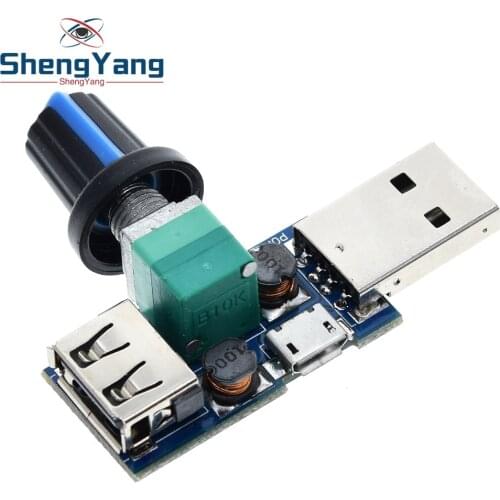 DC 4V-12V 5W XY-FS USB Fan Stepless Governor USB Fan Speed Controller Multi-Gear Auxiliary Cooling Tool