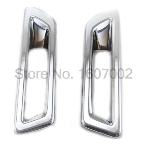 For Land Rover Discovery Sport 2015 2pcs Chrome Front Fog Light Lamp Shade Bezel Cover Molding Trim Decorative Accessories
